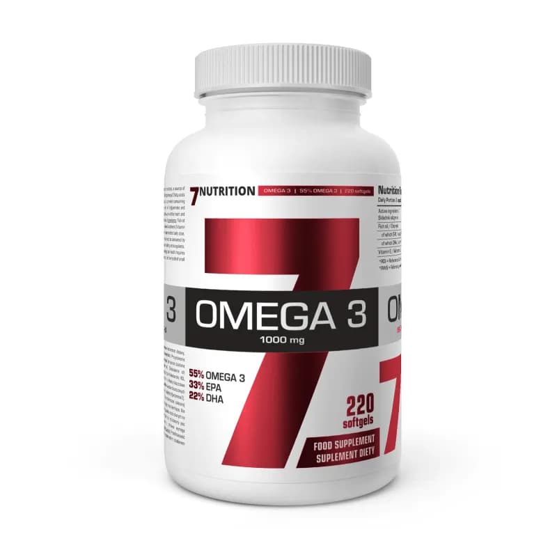 Omega 3 1000mg – 7Nutrition 220 Softgels